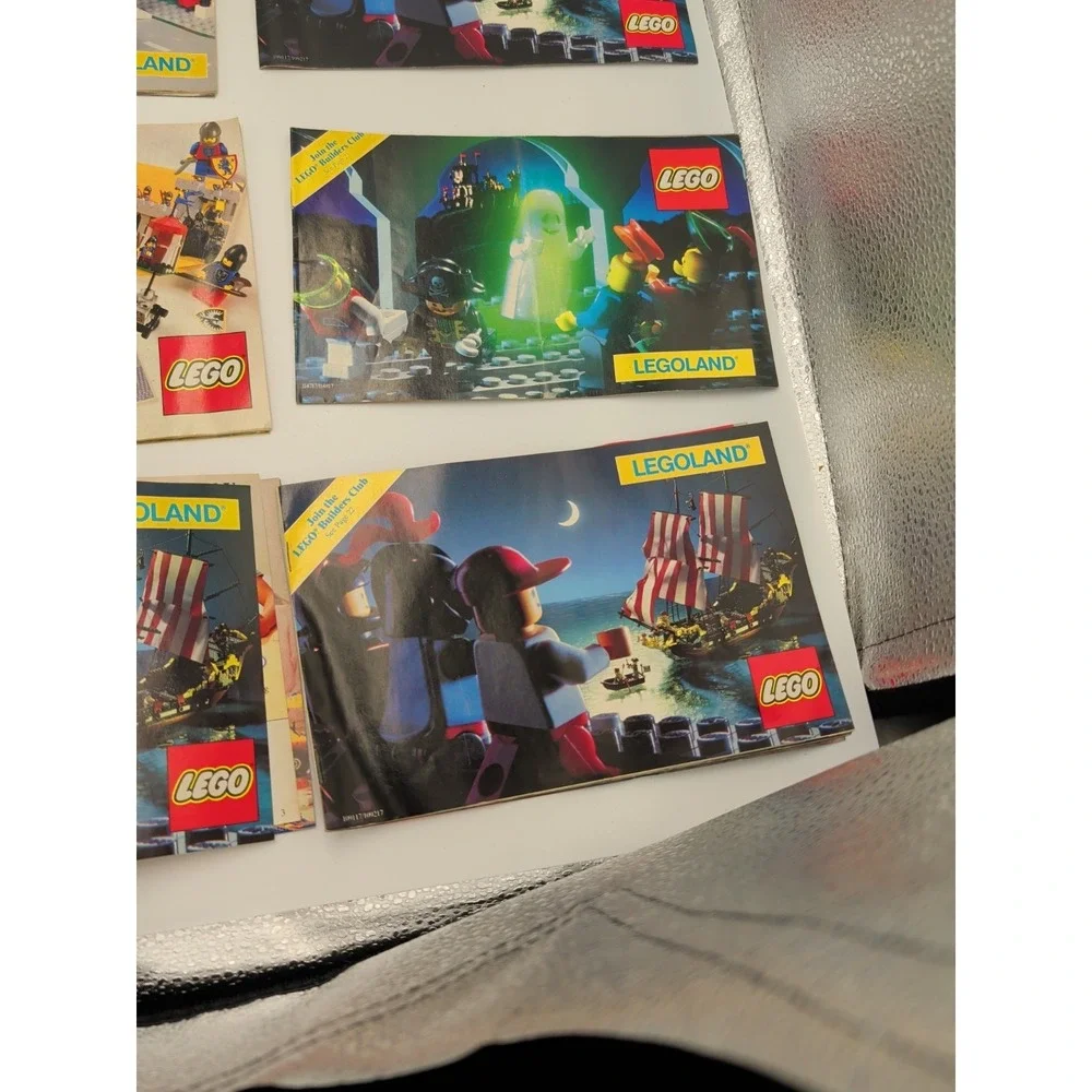 Vintage Lego Small Catalog Lot Of 6 Pirates Racing Ghost Haunted
